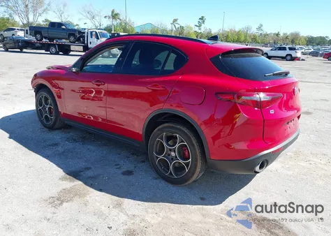 2018 Alfa Romeo Stelvio Sport Awd z USA, uszkodzony, nr VIN ZASFAKPN1J7B61431